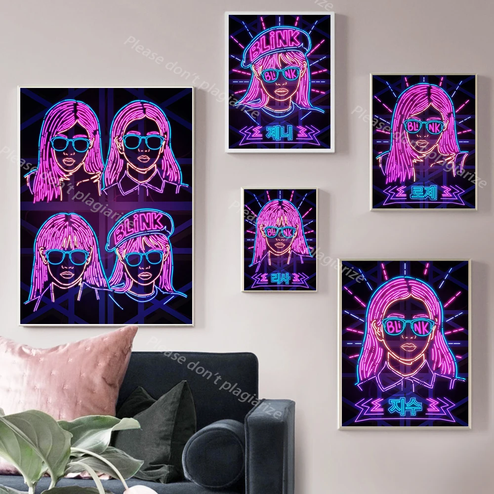 Neon Korean Famous Girl Group Art Poster Print Mural Street Wall Cool Thai Goddess Canvas Paitning Club Bar Decor Room Pictures
Neon Korean Famous Girl Group Art Poster Print Mural Street Wall Cool Thai Goddess Canvas Paitning Club Bar Decor Room Pictures