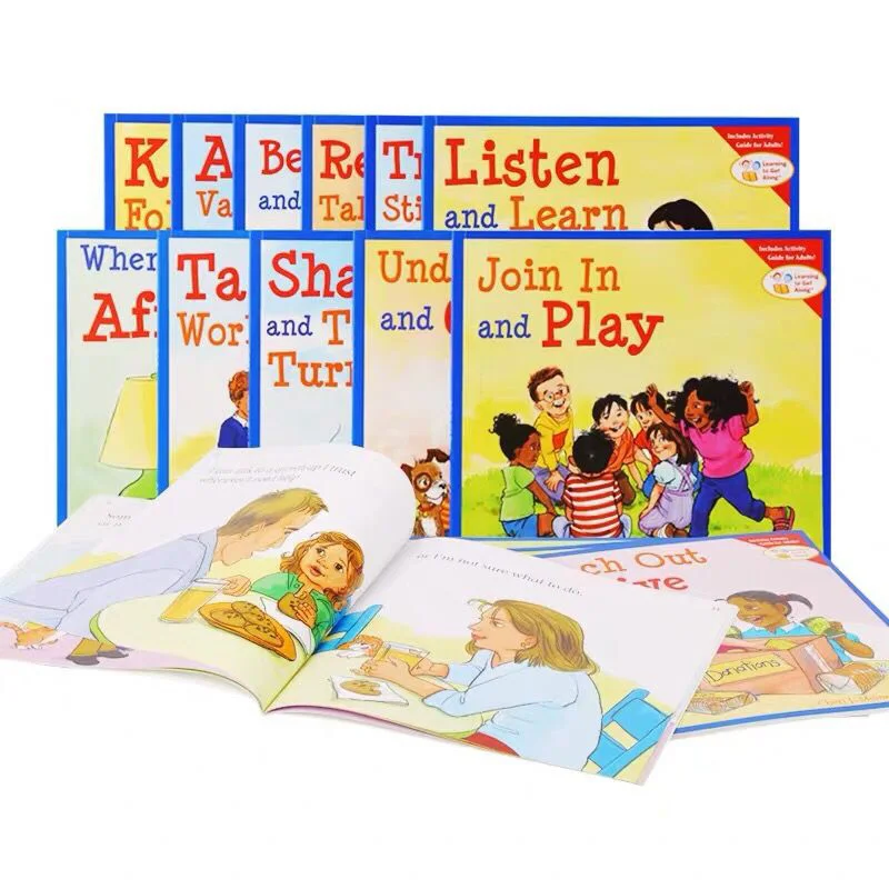 15 book/set Learning to Get Along English storybook Emotional Intelligence Cultivates Early Childhood Study English case
15 book/set Learning to Get Along English storybook Emotional Intelligence Cultivates Early Childhood Study English case