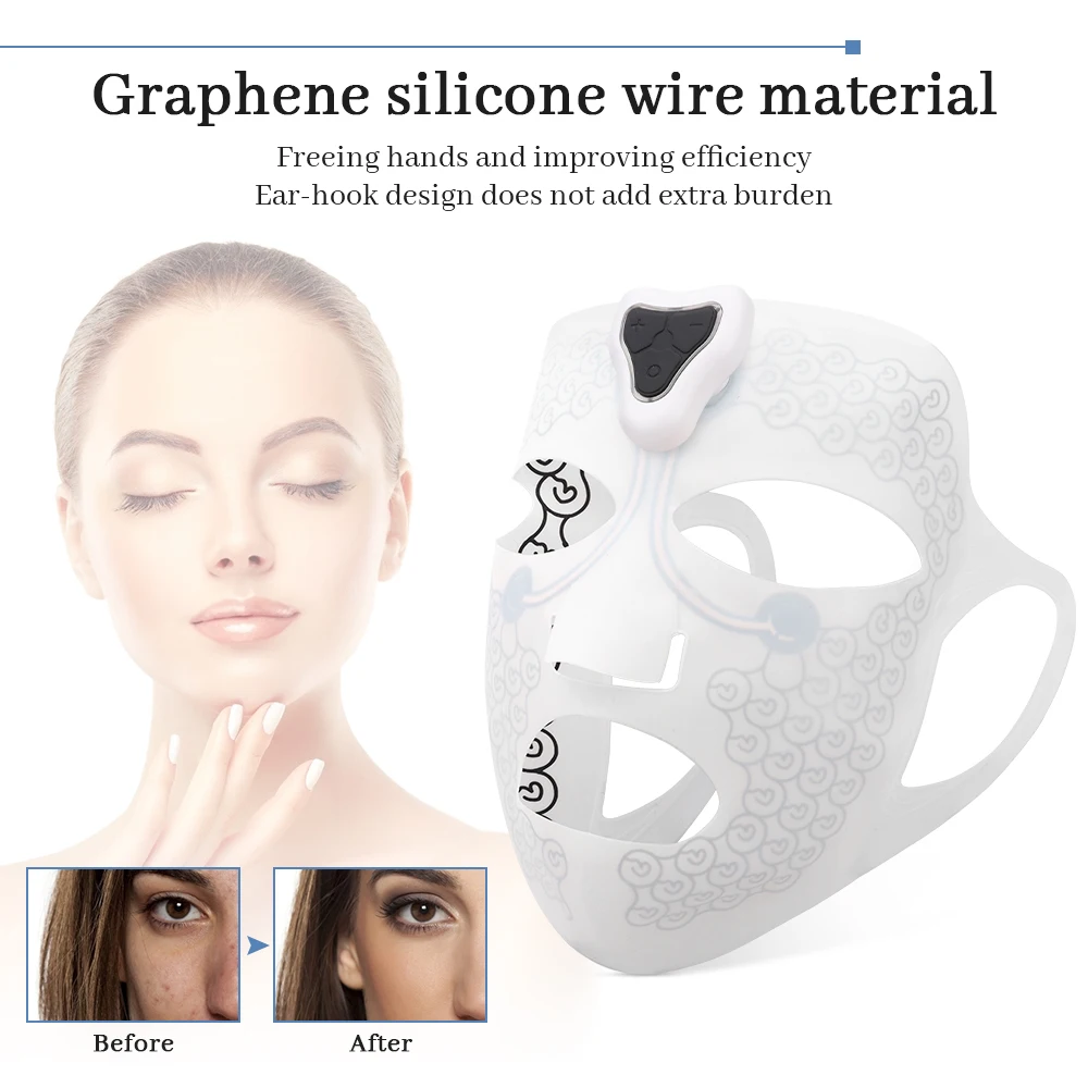 Silicone Facial Mask Electric EMS V Face Massager Anti Wrinkle Magnet Massage Face Lifting Slimming Machine Skin Care Tools
Silicone Facial Mask Electric EMS V Face Massager Anti Wrinkle Magnet Massage Face Lifting Slimming Machine Skin Care Tools