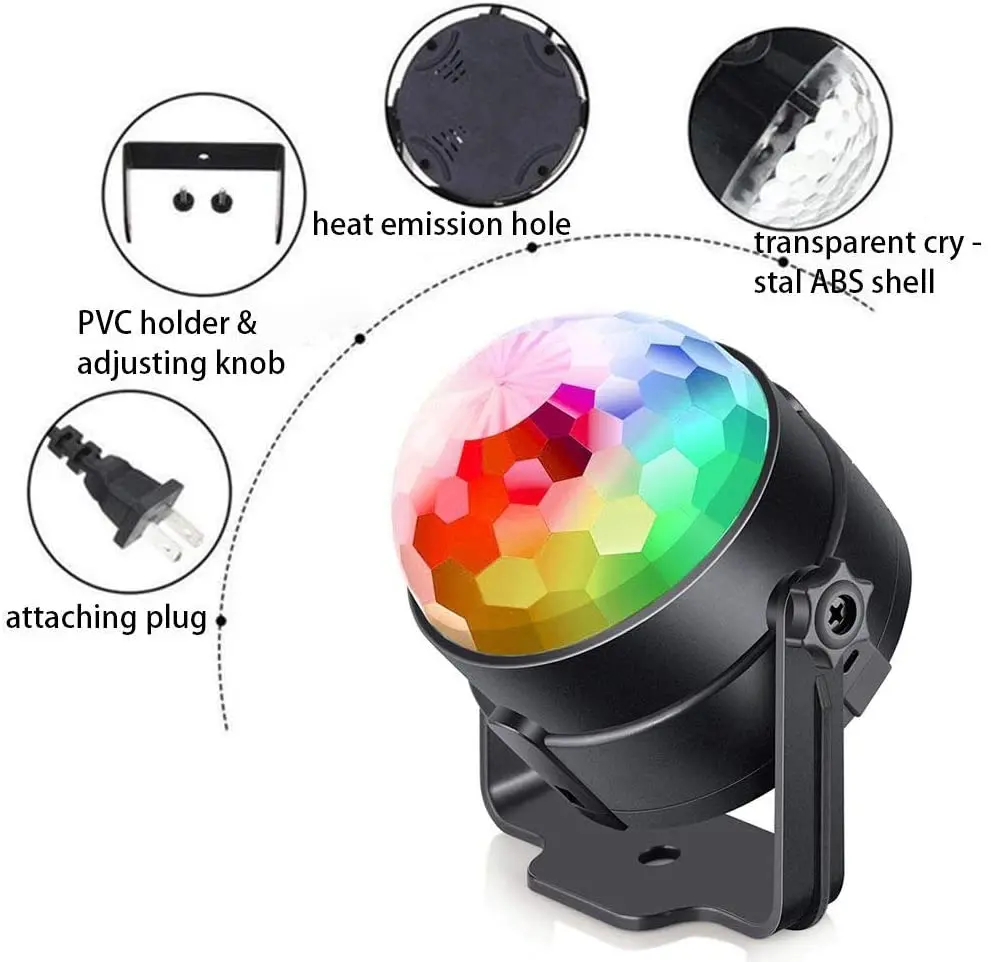 EU Mini Stage Light Christmas Holiday Dj Disco Night Lamp With Remote Control Sound Activated for Music Party
EU Mini Stage Light Christmas Holiday Dj Disco Night Lamp With Remote Control Sound Activated for Music Party