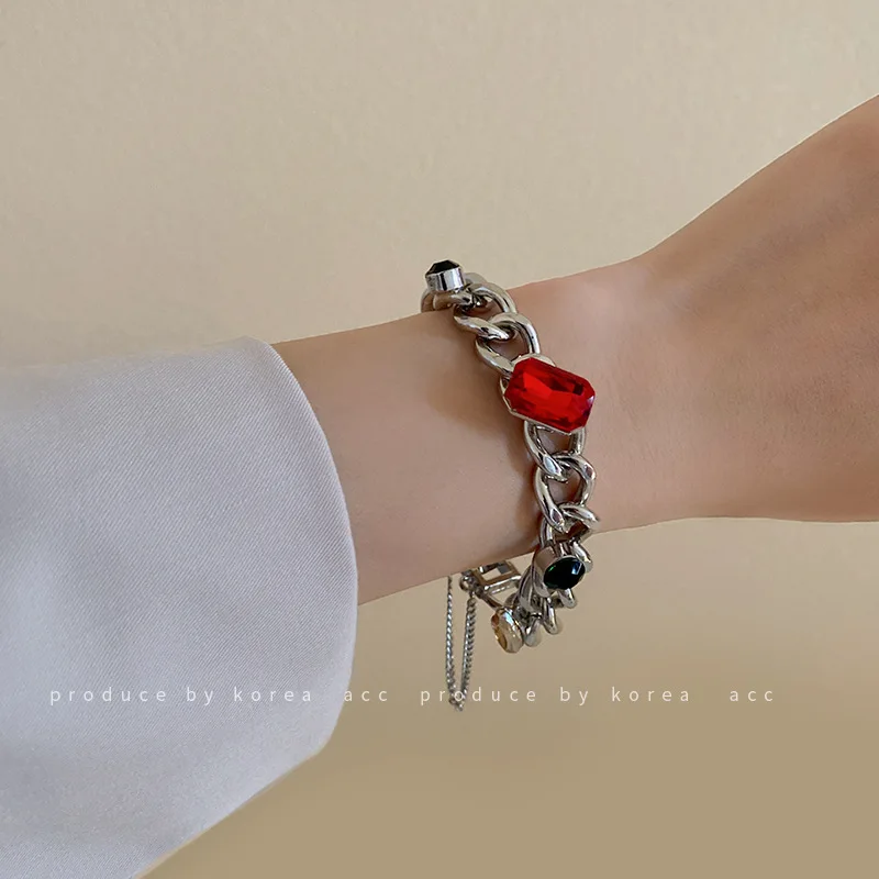 Europe gemstone zircon bracelet trend ins wind chain jewelry hip hop exaggerated online celebrity personality bracelet
Europe gemstone zircon bracelet trend ins wind chain jewelry hip hop exaggerated online celebrity personality bracelet