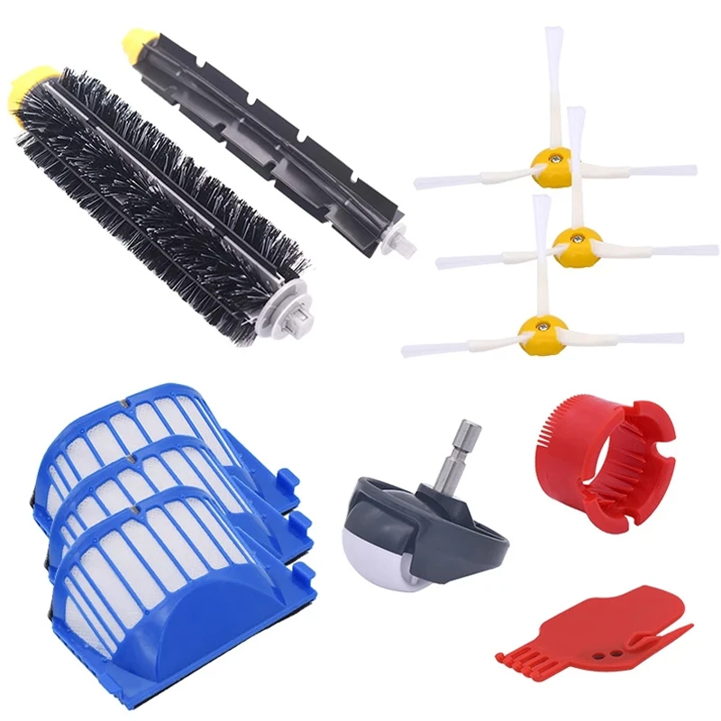 Main Roller Side Brush Filter Wheel for IRobot Roomba 600 Series 606 610 620 630 650 660 675 Vacuum Cleaner Accessories
Main Roller Side Brush Filter Wheel for IRobot Roomba 600 Series 606 610 620 630 650 660 675 Vacuum Cleaner Accessories