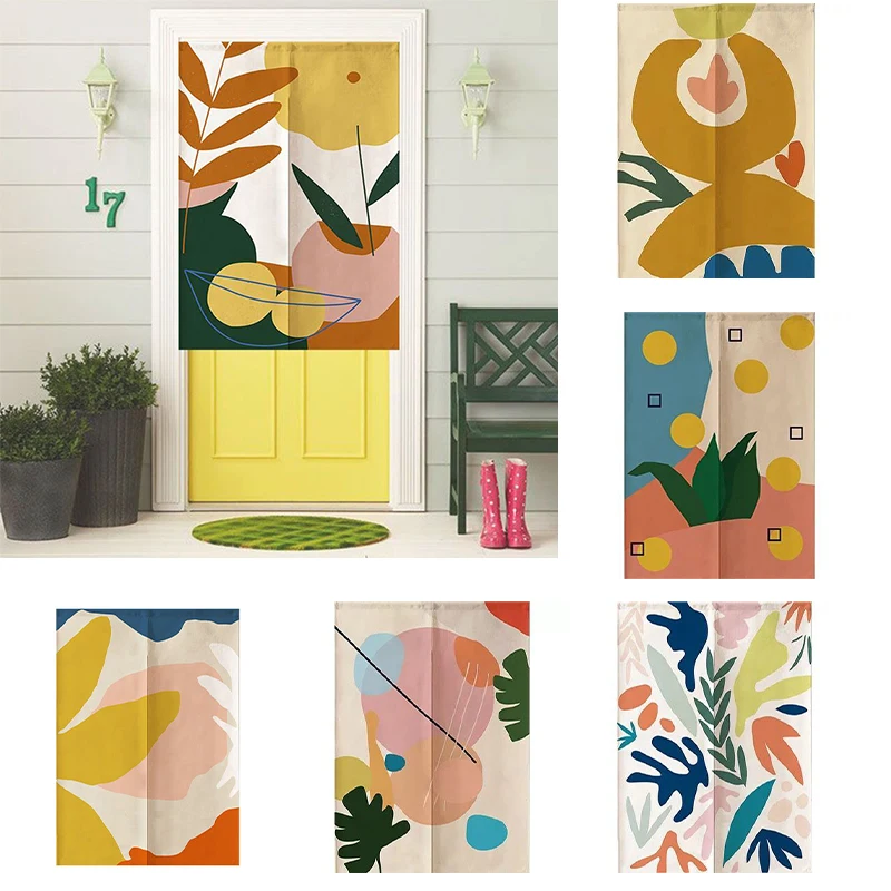 Modern Simple Door Curtain Abstract Color Graffiti Bedroom Blackout Curtain Kitchen Geomantic Curtain Home Decoration
Modern Simple Door Curtain Abstract Color Graffiti Bedroom Blackout Curtain Kitchen Geomantic Curtain Home Decoration
