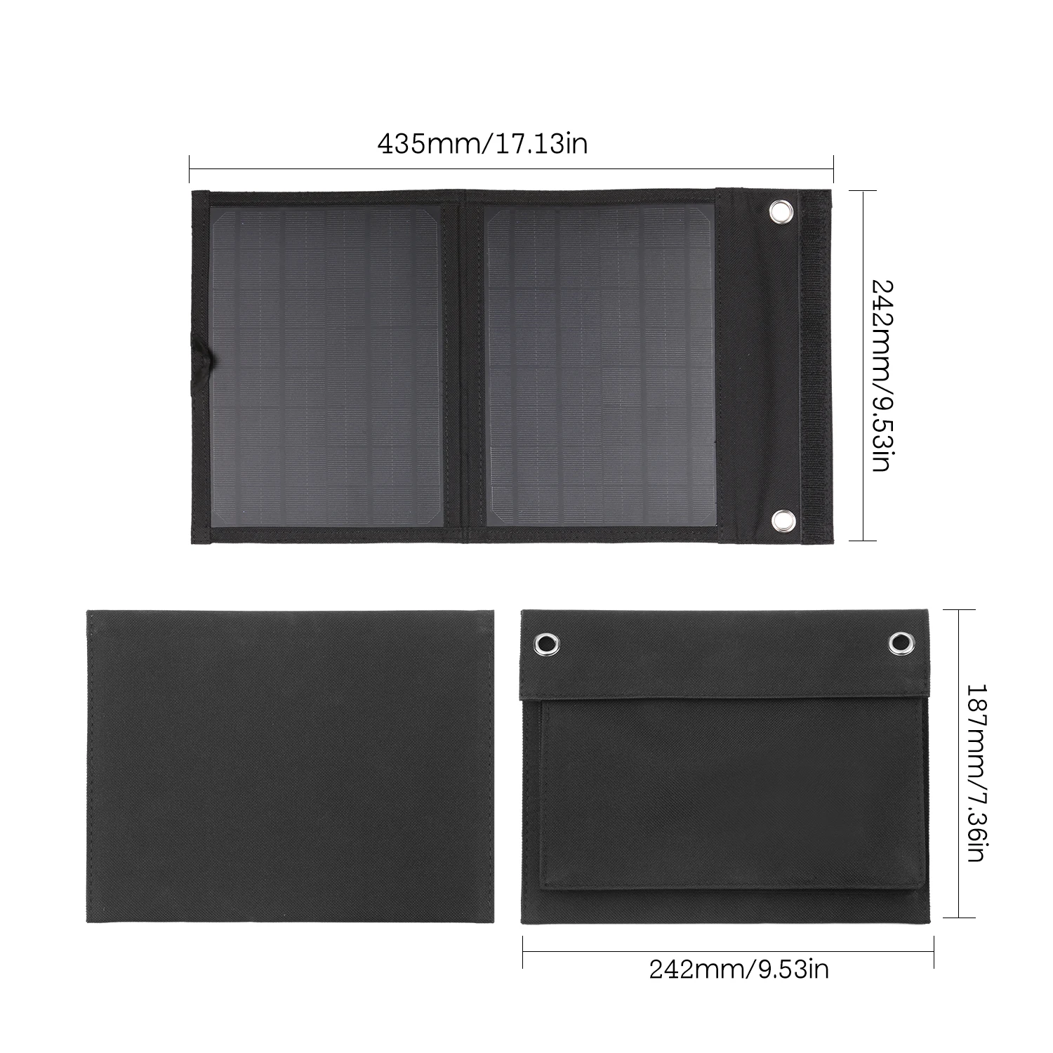 60W Solar Panel Folding Bag USB+DC Output Solar Charger Portable Foldable Solar Charging Device Outdoor Portable Power Supply
60W Solar Panel Folding Bag USB+DC Output Solar Charger Portable Foldable Solar Charging Device Outdoor Portable Power Supply