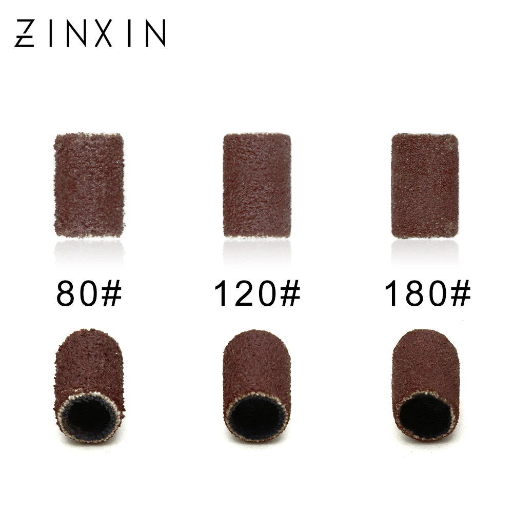 ZINXIN 100 шт./упак. #80 #120 #180 # шлифовальные ленты для маникюра и педикюра электрическая дрель для ногтей шлифовальная насадка
ZINXIN 100 шт./упак. #80 #120 #180 # шлифовальные ленты для маникюра и педикюра электрическая дрель для ногтей шлифовальная насадка