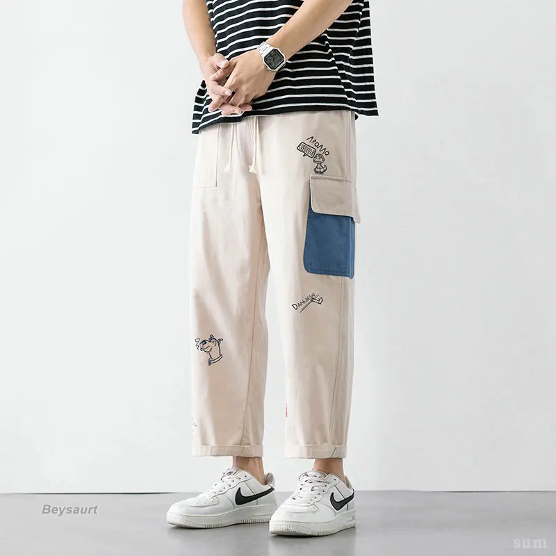 Funny Printed Men Harem Pants Korean Style 2021 New Hip Hop Men's Casual Straight Pants Streetwear Man Loose Pants Trousers
Funny Printed Men Harem Pants Korean Style 2021 New Hip Hop Men's Casual Straight Pants Streetwear Man Loose Pants Trousers