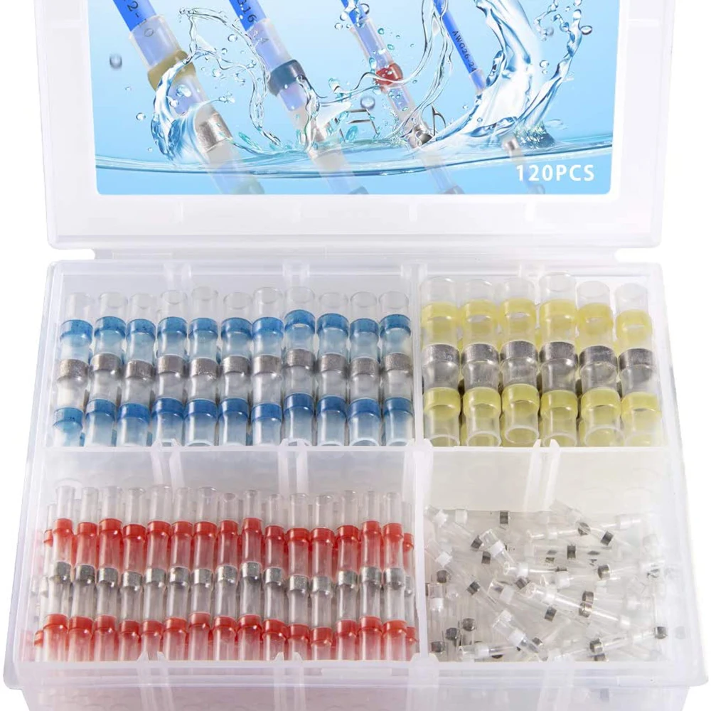 330PCS Solder Seal Wire Connectors-Marine Grade Heat Shrink Wire Connectors-Heat Shrink Butt Connectors 
330PCS Solder Seal Wire Connectors-Marine Grade Heat Shrink Wire Connectors-Heat Shrink Butt Connectors
