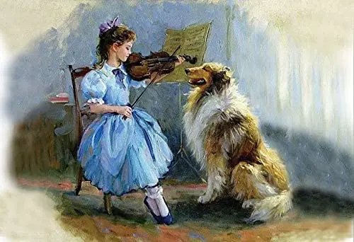 Eeypy Vintage Aluminum Retro Metal Sign Pretty Little Girl Playing The Violin Collie Vintage Style Wall Art
Eeypy Vintage Aluminum Retro Metal Sign Pretty Little Girl Playing The Violin Collie Vintage Style Wall Art