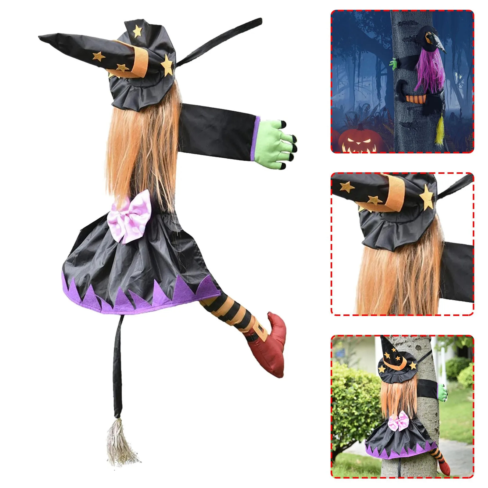 Crashing Witch Into Tree Halloween Decoration Props Door Porch Tree Pendant Crashed Witch Outdoor Halloween Doll 2021
Crashing Witch Into Tree Halloween Decoration Props Door Porch Tree Pendant Crashed Witch Outdoor Halloween Doll 2021