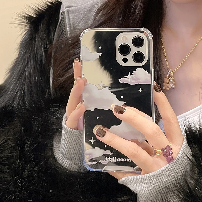 Cloud graffiti illustration make up Mirror Phone Case For iPhone 13 12 11 PRO MAX XS X XR 7 8 PLUS Silicone case Soft Cover
Cloud graffiti illustration make up Mirror Phone Case For iPhone 13 12 11 PRO MAX XS X XR 7 8 PLUS Silicone case Soft Cover