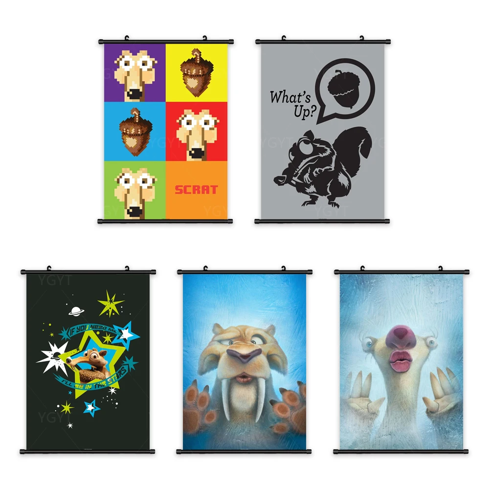 Movie Wall Art Disney Canvas Ice Age Pictures Cartoon Painting Print Adventure Poster Plastic Hanging Scrolls Home Decoration
Movie Wall Art Disney Canvas Ice Age Pictures Cartoon Painting Print Adventure Poster Plastic Hanging Scrolls Home Decoration
