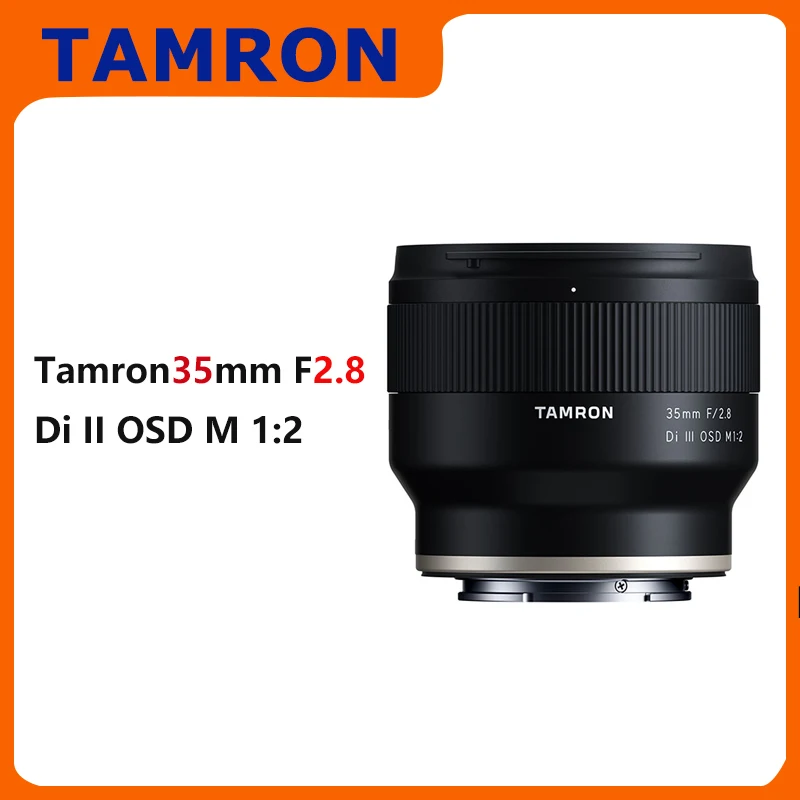 TAMRON 35mm F/2.8 Di III OSD M1:2 F053 Full-frame Micro Single Wide-angle Lens for Sony A7M3 A7C A7R4A A7R3A Body
TAMRON 35mm F/2.8 Di III OSD M1:2 F053 Full-frame Micro Single Wide-angle Lens for Sony A7M3 A7C A7R4A A7R3A Body