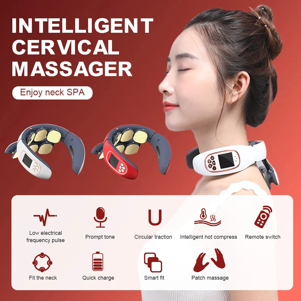 6 Heads Neck Pulse Massager Pain and Fatigue Relief Neck Massager with 4 Modes & 15 Levels Remote Massager Fast Delivery
6 Heads Neck Pulse Massager Pain and Fatigue Relief Neck Massager with 4 Modes & 15 Levels Remote Massager Fast Delivery