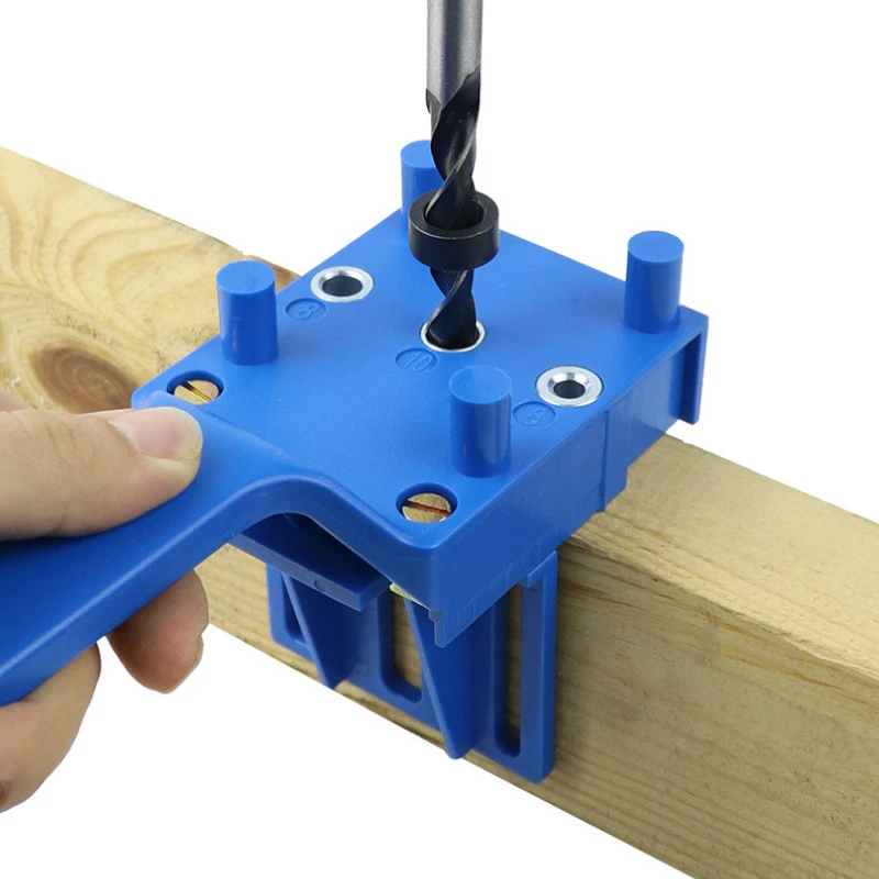 Quick Wood Doweling Jig ABS Plastic Handheld Pocket Hole Jig System 6/8/10mm Drill Bit Hole Puncher For Carpentry Dowel Joints
Quick Wood Doweling Jig ABS Plastic Handheld Pocket Hole Jig System 6/8/10mm Drill Bit Hole Puncher For Carpentry Dowel Joints