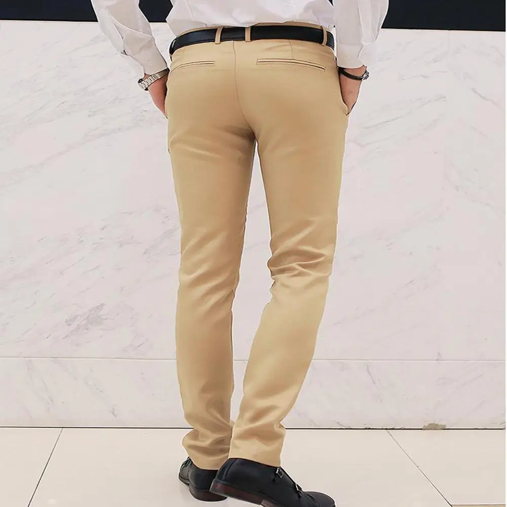 MISSKY Men Long Pants Solid Color Fashion Suit Pants Slim Cotton Blend Straight Trousers for Adults Male Pants For Spring Autumn
MISSKY Men Long Pants Solid Color Fashion Suit Pants Slim Cotton Blend Straight Trousers for Adults Male Pants For Spring Autumn