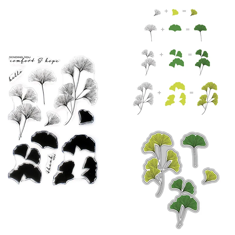 Clear Stamps And Cutting Dies Beautiful Sweet Ginkgo Leaves For DIY Scrapbook Photo Album Craft Card 2021 New
Clear Stamps And Cutting Dies Beautiful Sweet Ginkgo Leaves For DIY Scrapbook Photo Album Craft Card 2021 New