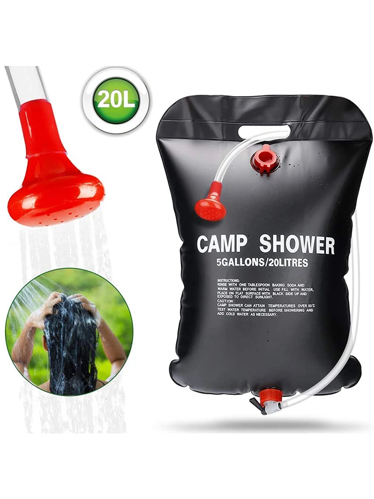 Портативная Сумка для кемпинга и душа на солнечной батарее, 20 л
Портативная Сумка для кемпинга и душа на солнечной батарее, 20 л