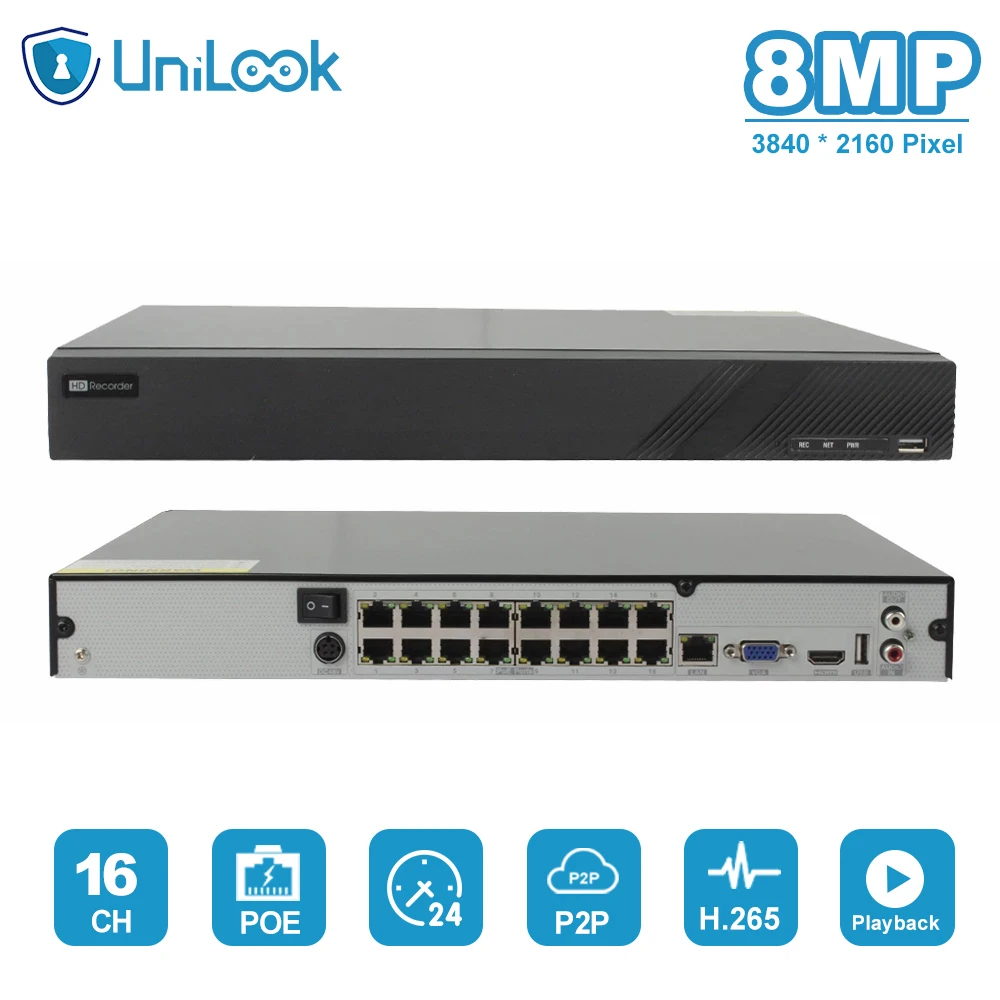 16CH NVR Max 4K 8MP IPC вход POE сетевой видеорегистратор 2 SATA HDMI совместимый выход H.265 Onvif P2P просмотр NVR POE
16CH NVR Max 4K 8MP IPC вход POE сетевой видеорегистратор 2 SATA HDMI совместимый выход H.265 Onvif P2P просмотр NVR POE