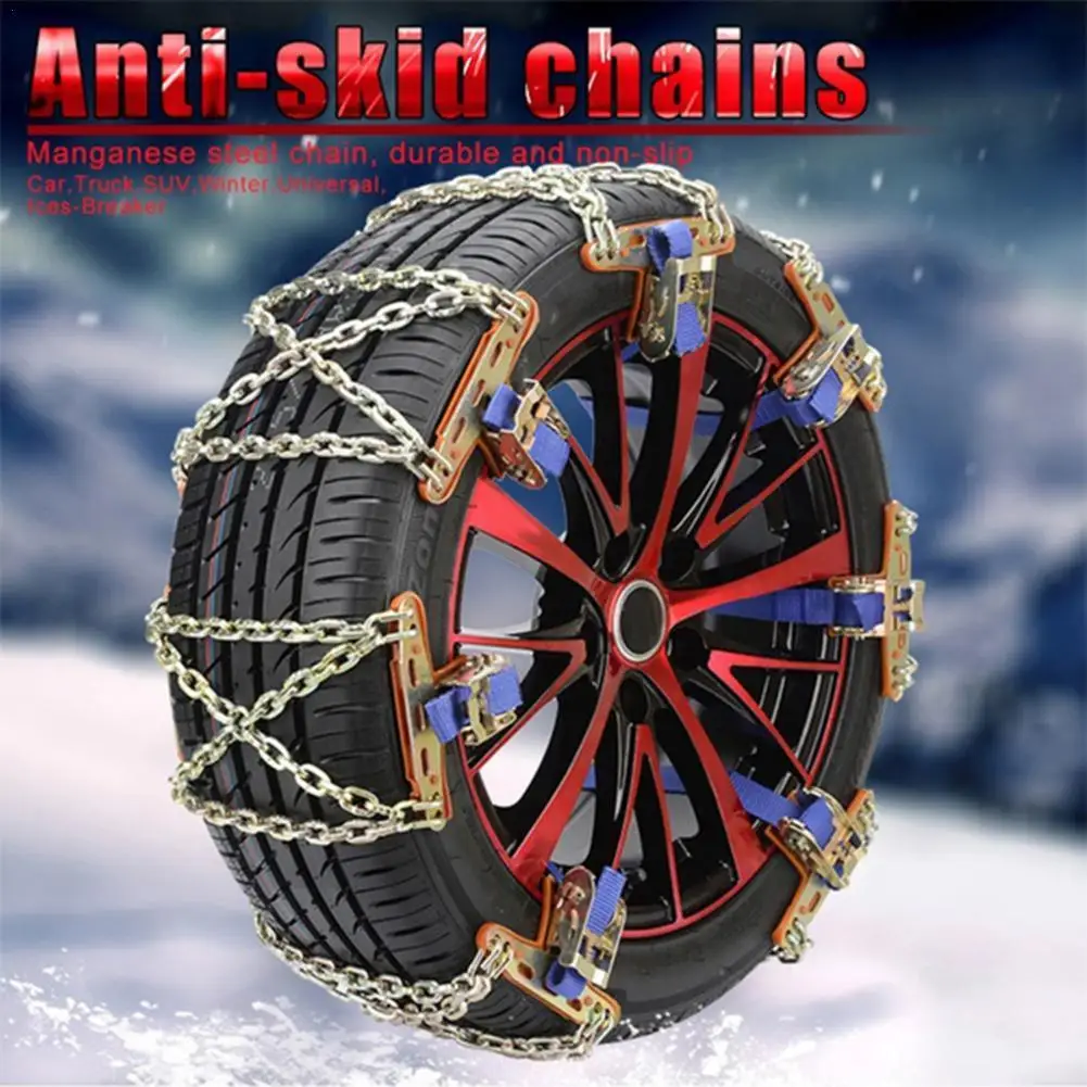 1PCS Universal Steel Truck Car Wheels Tyre Tire Ice Chains Belt Winter Anti-skid Vehicles SUV Wheel Chain Mud Road Safe
1PCS Universal Steel Truck Car Wheels Tyre Tire Ice Chains Belt Winter Anti-skid Vehicles SUV Wheel Chain Mud Road Safe