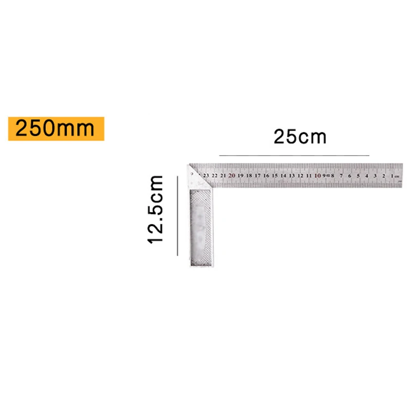 1*Ruler NEW Construction Carpenter Ruler L Shape Angle Square Ruler 250mm-600mm High Quality For Construction Or Carpenter
1*Ruler NEW Construction Carpenter Ruler L Shape Angle Square Ruler 250mm-600mm High Quality For Construction Or Carpenter