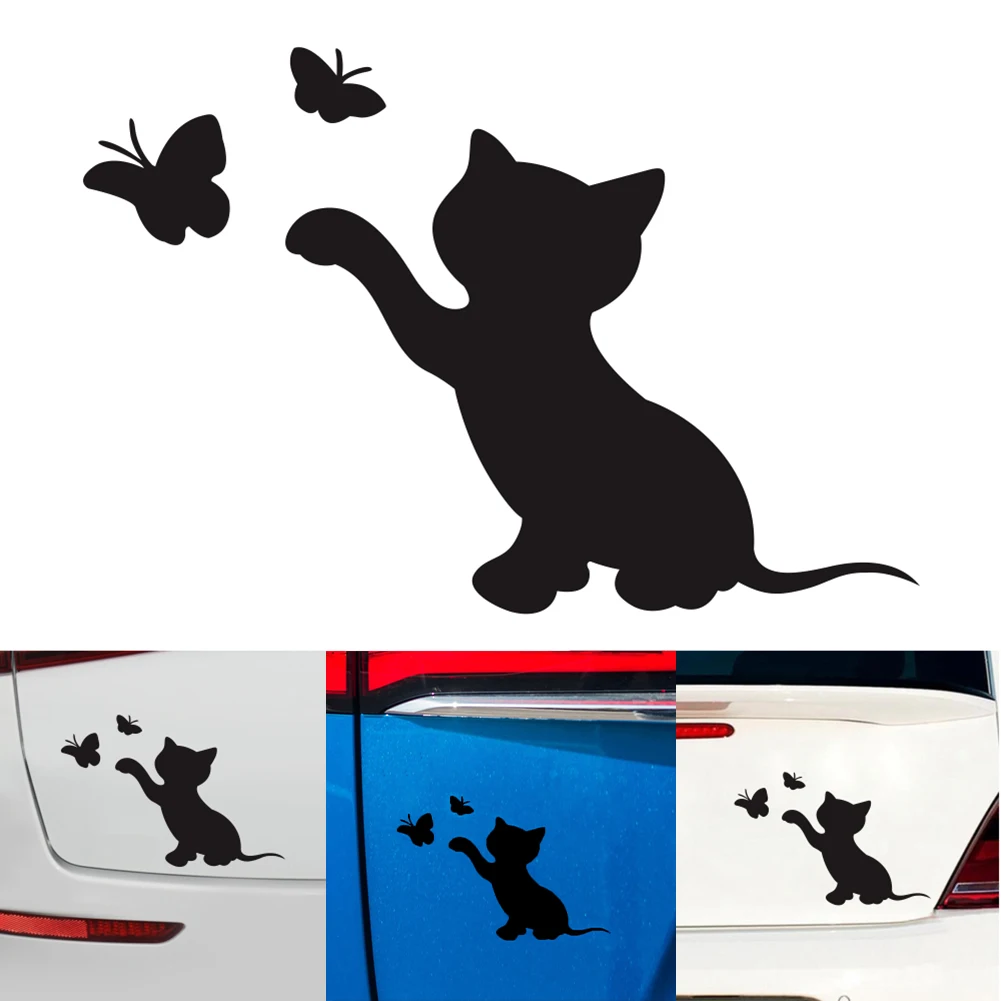 Car Sticker Cat Butterfly Fashion Decor Vinyl Decal Car Sticker Decal Bumper Decorative Accessories High Quality
Car Sticker Cat Butterfly Fashion Decor Vinyl Decal Car Sticker Decal Bumper Decorative Accessories High Quality