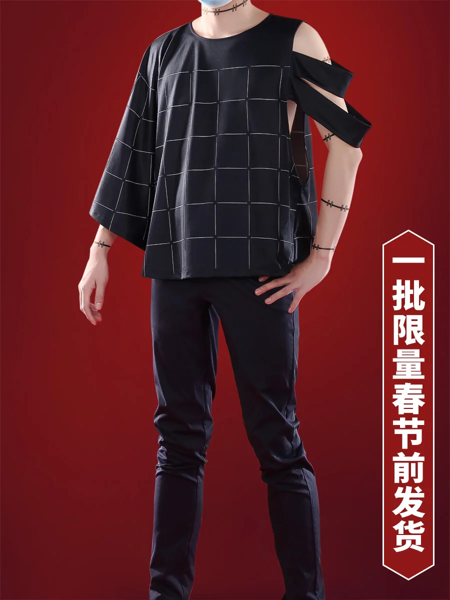 Anime Jujutsu Kaisen Mahito Short Sleeve T-Shirt+Pants Catton Cosplay Costume Full Set Men Halloween Free Shipping 2021New
Anime Jujutsu Kaisen Mahito Short Sleeve T-Shirt+Pants Catton Cosplay Costume Full Set Men Halloween Free Shipping 2021New