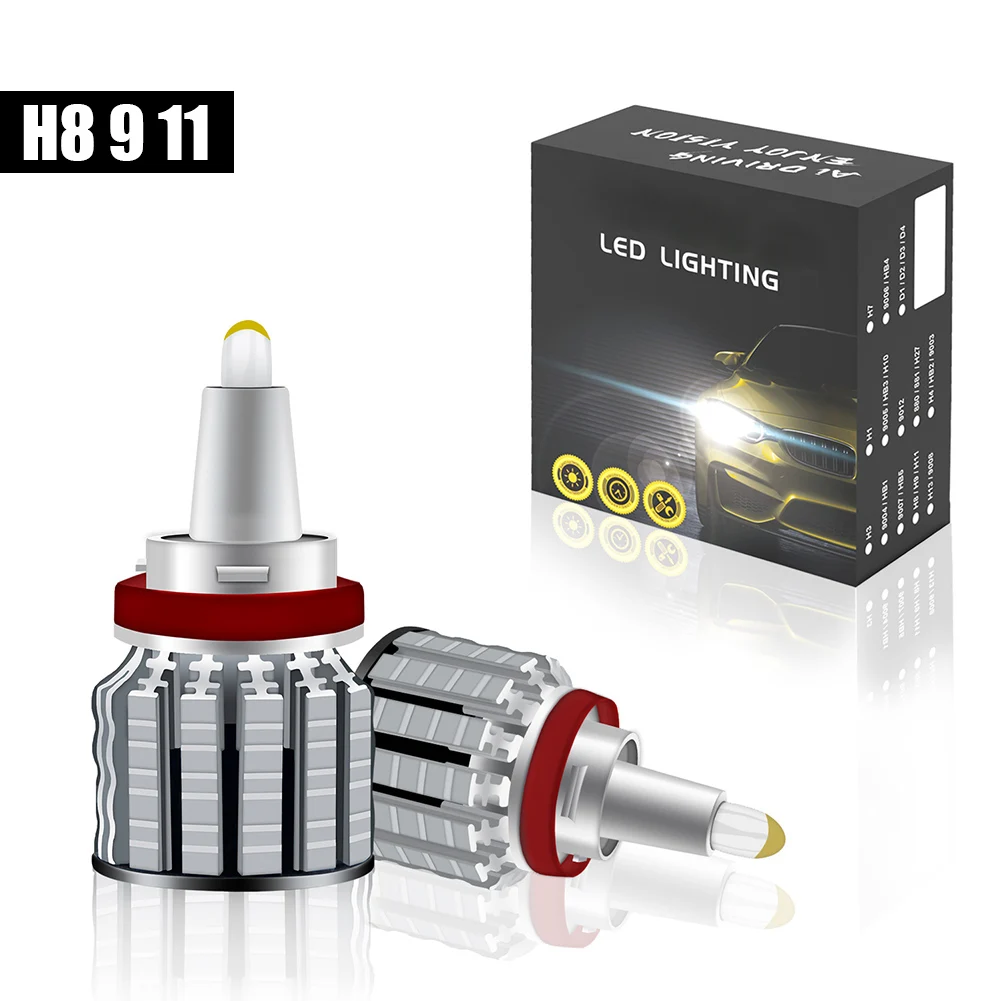 2Pcs 120W 6000LM Super Bright LED Car Headlight Bulb H1 H7 LED Canbus H10 H11 HB3 HB4 9005 9006 9012 Lights Lamp Replace HID
2Pcs 120W 6000LM Super Bright LED Car Headlight Bulb H1 H7 LED Canbus H10 H11 HB3 HB4 9005 9006 9012 Lights Lamp Replace HID