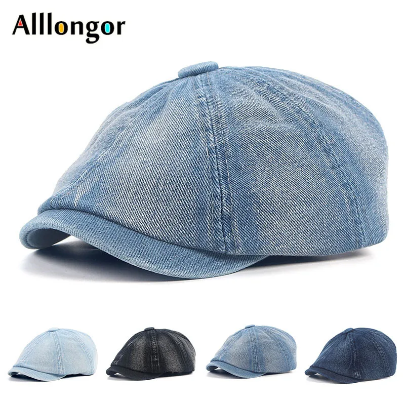 Denim Cotton Beret Hat Men Women Unisex 2022 Casual Spring Fashion Octagonal Hats Boina Masculina Reaky Blinder Newsboy Cap
Denim Cotton Beret Hat Men Women Unisex 2022 Casual Spring Fashion Octagonal Hats Boina Masculina Reaky Blinder Newsboy Cap