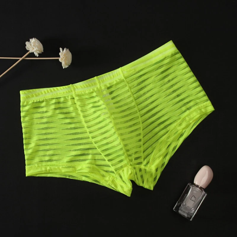 Boxer Mens Underwear Boxers Hot Sexy Stripe Men's Mesh Transparent Boxer Low Waist Ultra-thin Ice Silk Sexy Breathable 2019 Men
Boxer Mens Underwear Boxers Hot Sexy Stripe Men's Mesh Transparent Boxer Low Waist Ultra-thin Ice Silk Sexy Breathable 2019 Men