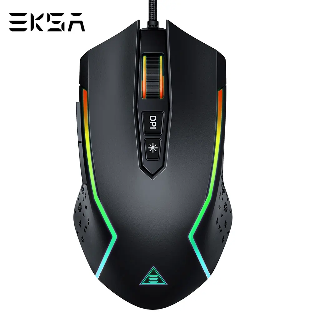 EKSA EM100 Mouse Gamer RGB USB Wired Gaming Mouse 8000 DPI 7 Buttons Mice Programmable Ergonomic Design For Computer PC Gamer
EKSA EM100 Mouse Gamer RGB USB Wired Gaming Mouse 8000 DPI 7 Buttons Mice Programmable Ergonomic Design For Computer PC Gamer