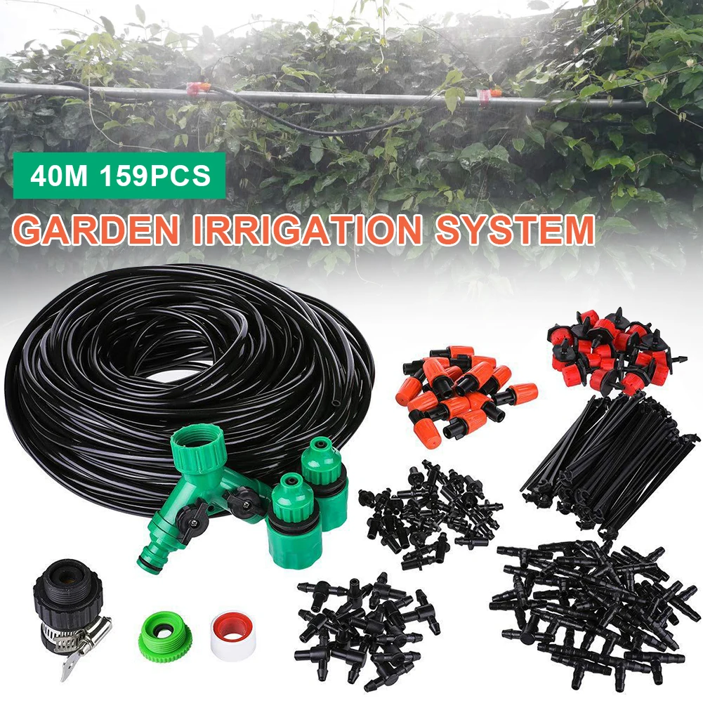 Irrigation System Adjustable Garden Automatic Watering System Irrigation Equipment Set for Garden Lawn Yard Vegetable Garden
Irrigation System Adjustable Garden Automatic Watering System Irrigation Equipment Set for Garden Lawn Yard Vegetable Garden