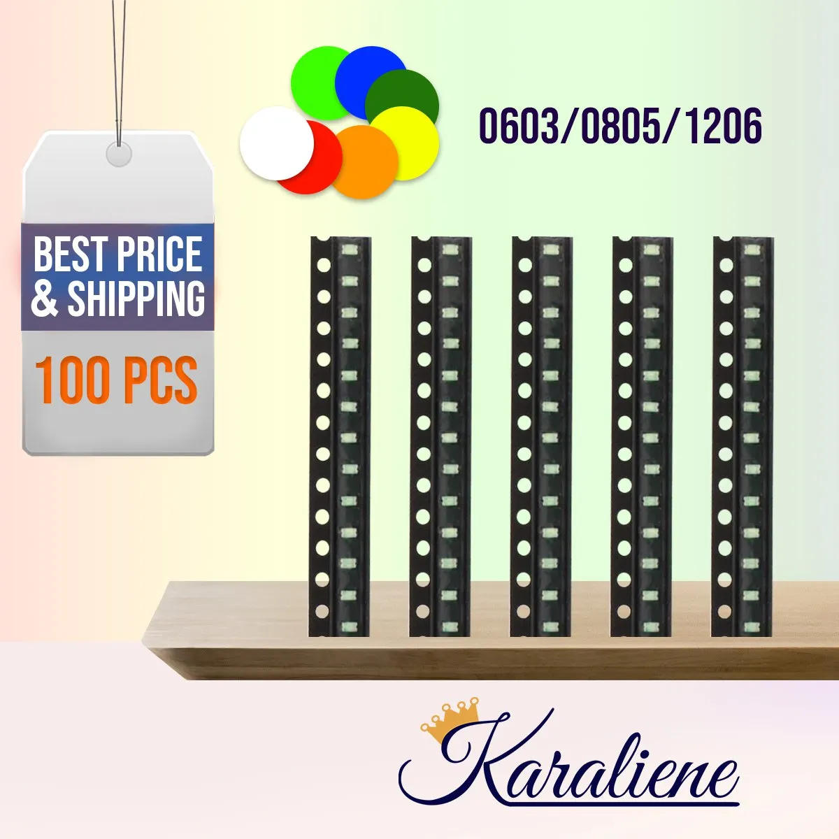 100pcs 0603 0805 1206 smd LED Red Yellow Green Warm Cold White Orange Blue light emitting diode
100pcs 0603 0805 1206 smd LED Red Yellow Green Warm Cold White Orange Blue light emitting diode