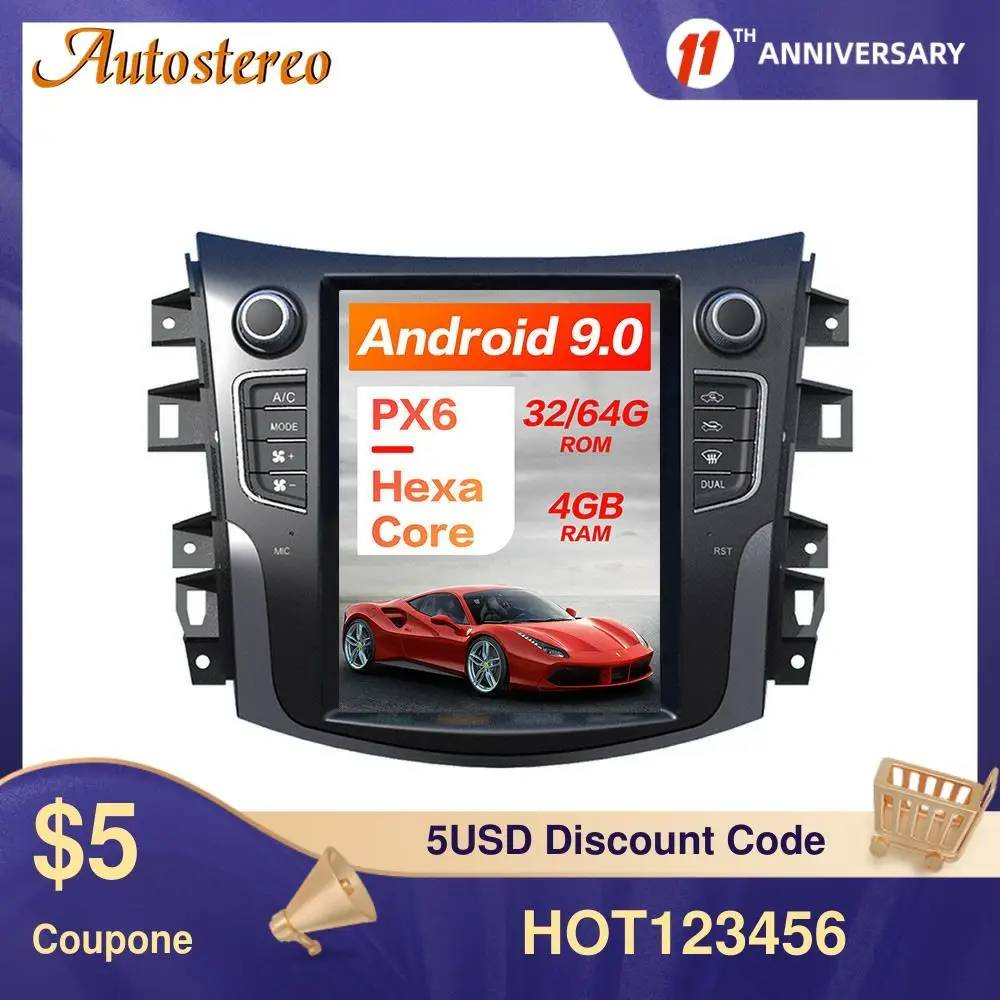 Tesla Style Android 9.0 6 Core Car GPS Navigation For NISSAN NP300 Navara 2014-2018 Stereo Headunit Multimedia Player Auto Radio
Tesla Style Android 9.0 6 Core Car GPS Navigation For NISSAN NP300 Navara 2014-2018 Stereo Headunit Multimedia Player Auto Radio