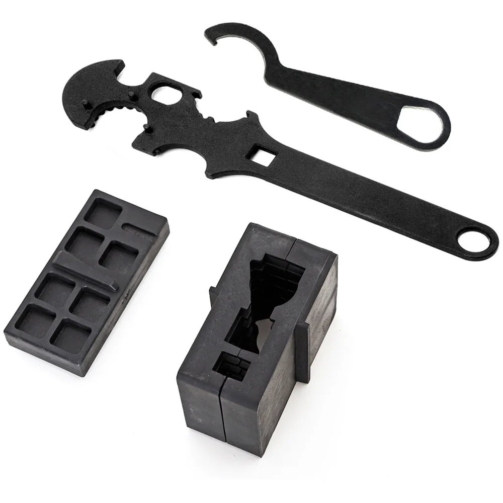 2 шт. пистолет кузнечный инструмент верхний приемник клещи блок для. 308 .223 5,56 техническое обслуживание черного цвета 
2 шт. пистолет кузнечный инструмент верхний приемник клещи блок для. 308 .223 5,56 техническое обслуживание черного цвета