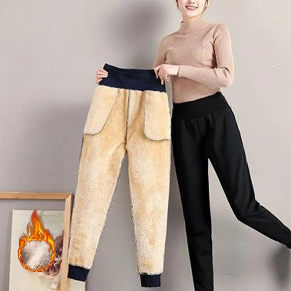 Oversize Womens Solid Warm Lining Hight Waist Fleece Pockets Pants Casual Loose Outdor Warm Office Stretchy Comfortable Legging
Oversize Womens Solid Warm Lining Hight Waist Fleece Pockets Pants Casual Loose Outdor Warm Office Stretchy Comfortable Legging