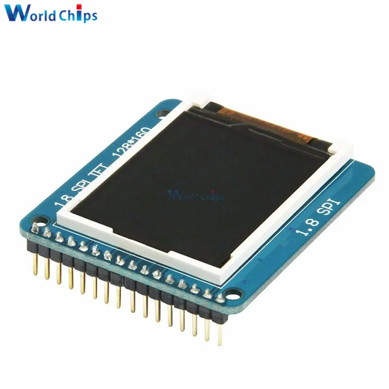 1 8 "1 дюймов 128*160 серийный SPI TFT ЖК модуль дисплей с адаптером PCB мощность IC SD