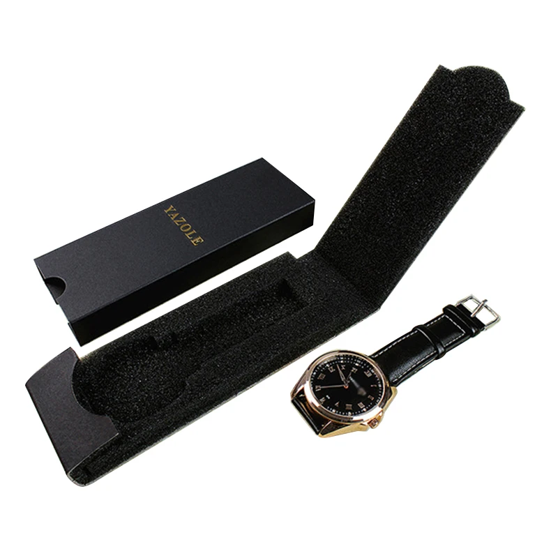 1 Pc Fashion Black Watch Folding Boxed Luxury Watch Display Paper Box Jewelry Storage Box Watch Long Folding Box Gift Box
1 Pc Fashion Black Watch Folding Boxed Luxury Watch Display Paper Box Jewelry Storage Box Watch Long Folding Box Gift Box