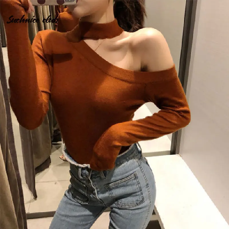Female Knitted Sweater 2020 New Off Shoulder Women's Crop Tops Shirts Sexy Turtleneck Jumper Ladies Sweater Top Plus Discounts
Female Knitted Sweater 2020 New Off Shoulder Women's Crop Tops Shirts Sexy Turtleneck Jumper Ladies Sweater Top Plus Discounts