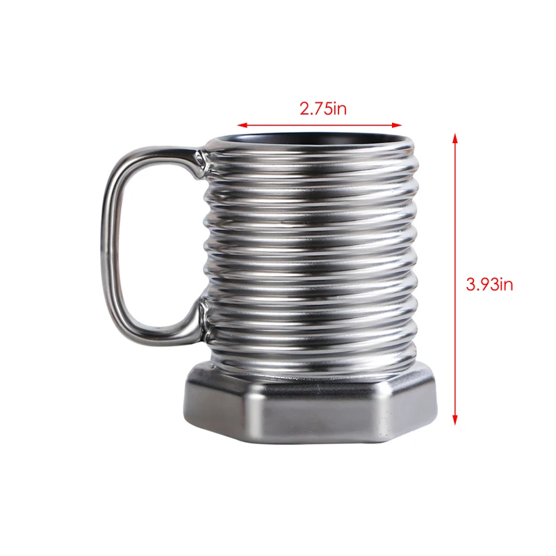 Creative Coffee Mug 3D Screw Shape Coffee Cups Beer Mug Tea Milk Whiskey Ceramic Cups Drinkware Home Kitchen Bar Accessories
Creative Coffee Mug 3D Screw Shape Coffee Cups Beer Mug Tea Milk Whiskey Ceramic Cups Drinkware Home Kitchen Bar Accessories