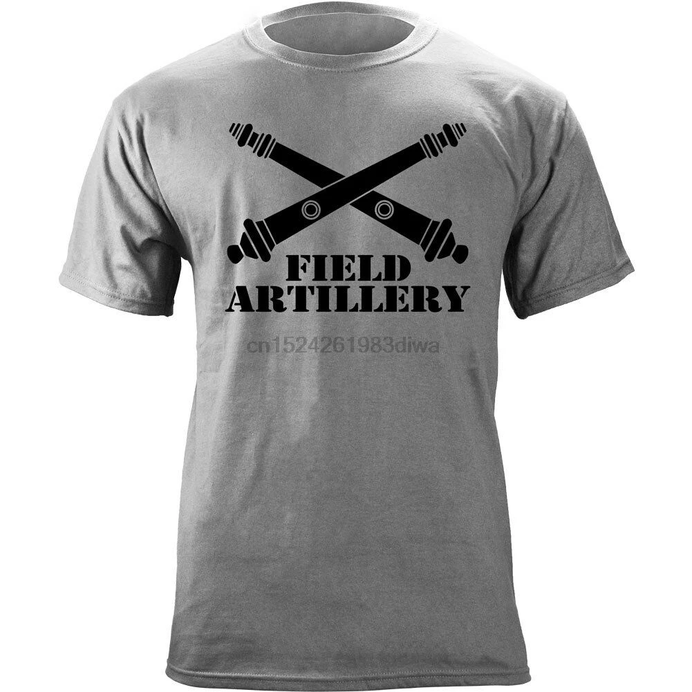 

US Army Field Artillery Branch Insignia Crossed Cannons Veteran Graphic T-Shirt