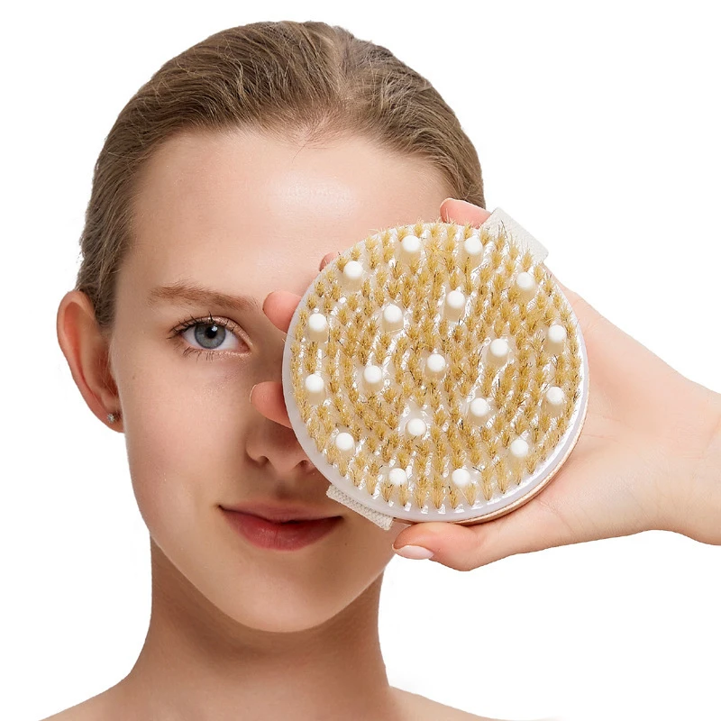 Round Hot Dry Skin Body Brush Soft Natural Bristle Shower Brushes Wooden Bath Shower Bristle Brush SPA Body Brushes Massager
Round Hot Dry Skin Body Brush Soft Natural Bristle Shower Brushes Wooden Bath Shower Bristle Brush SPA Body Brushes Massager
