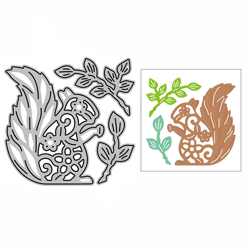 New Squirrel Leaves Branch 2021 Metal Cutting Dies for DIY Greeting Card Making and Scrapbooking Embossing Paper Craft No Stamps
New Squirrel Leaves Branch 2021 Metal Cutting Dies for DIY Greeting Card Making and Scrapbooking Embossing Paper Craft No Stamps