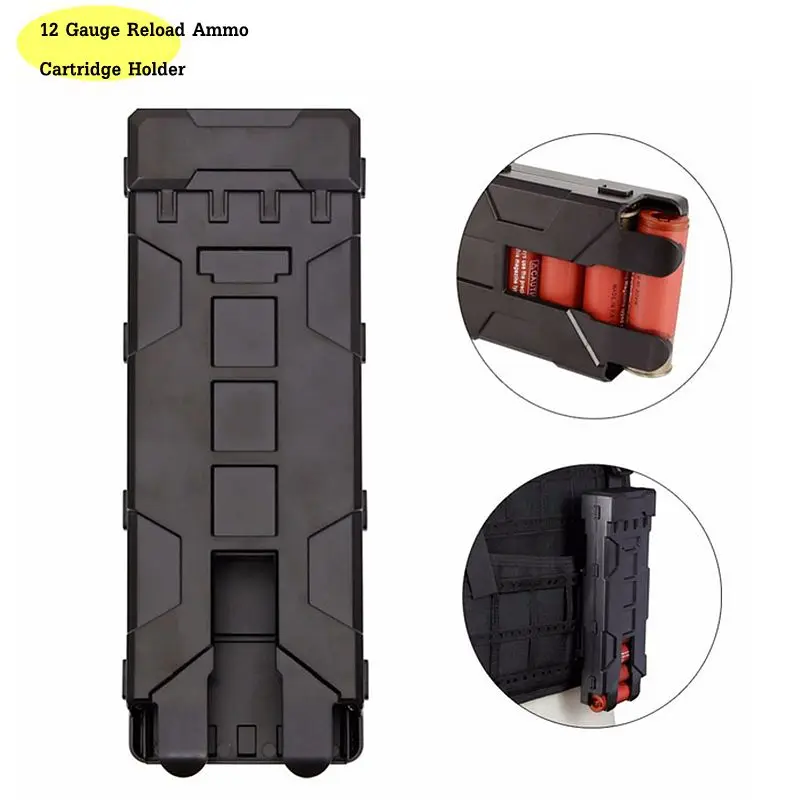 Tactical Shotgun Magazine Pouch Ammo Shells 10 Rounds 12 Gauge Reload Ammo Cartridge Holder Airsoft Paintball Molle Mag Pouch
Tactical Shotgun Magazine Pouch Ammo Shells 10 Rounds 12 Gauge Reload Ammo Cartridge Holder Airsoft Paintball Molle Mag Pouch