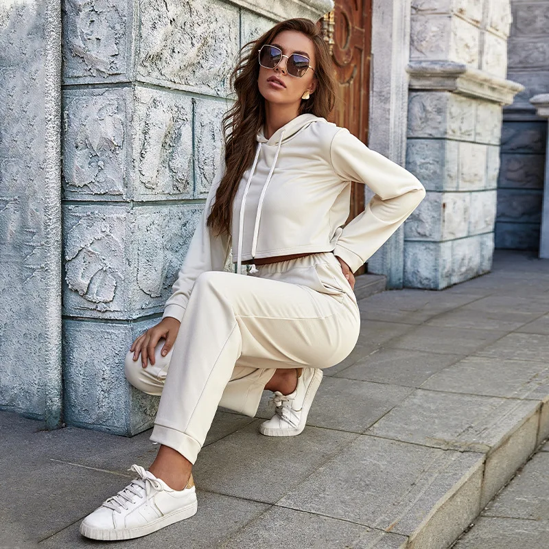Korean Style Women Loose Streetwear Hooded Sweatshirts+Elastic Waist Straight Pants All-match Casual Outfits Ropa Invierno Mujer
Korean Style Women Loose Streetwear Hooded Sweatshirts+Elastic Waist Straight Pants All-match Casual Outfits Ropa Invierno Mujer