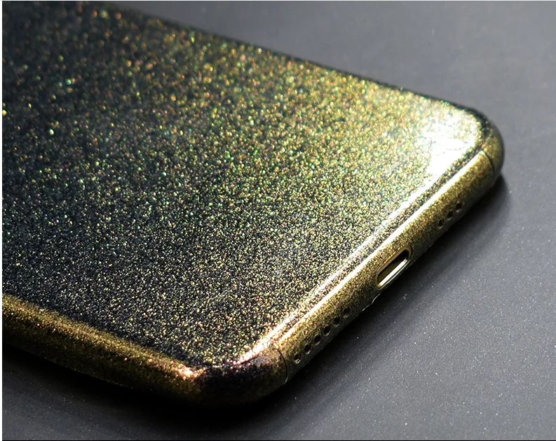 Гладкая Вспышка Цвет наклейки кожи Защитная пленка для iPhone 5S SE 6 6s 7 8plus X XR XSMAX |