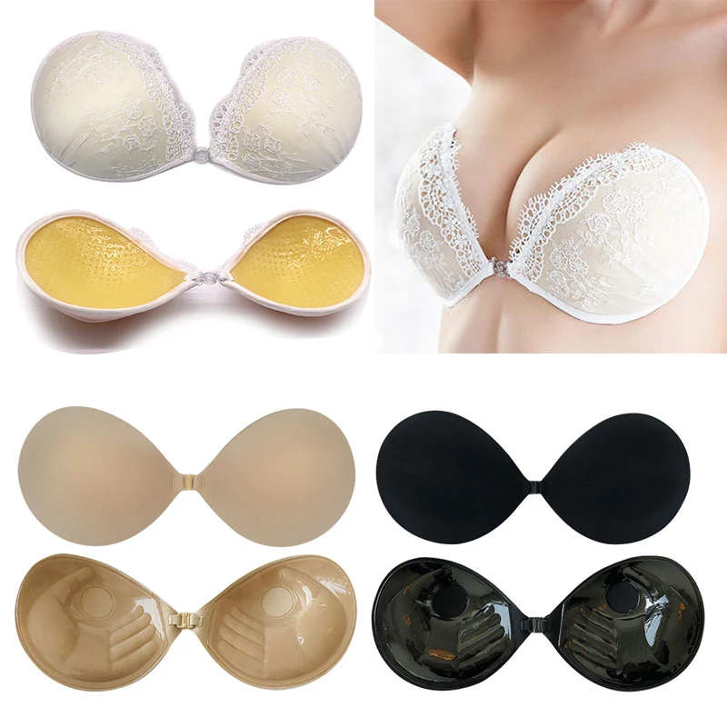 Women Ladies Silicone Self Adhesive Seamless Wire Free Bra Magic Push Up Strapless Invisible Bra Backless Intimate Bra Bralette
Women Ladies Silicone Self Adhesive Seamless Wire Free Bra Magic Push Up Strapless Invisible Bra Backless Intimate Bra Bralette