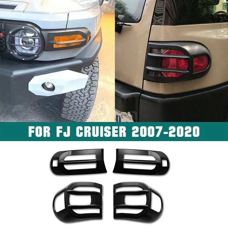 4Pcs Car Front & Rear Tail Light Cover Trim Black for Toyota FJ Cruiser 2007-2020
4Pcs Car Front & Rear Tail Light Cover Trim Black for Toyota FJ Cruiser 2007-2020