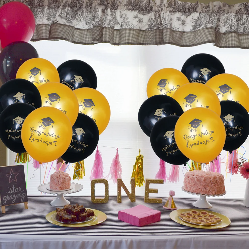 1 Set Graduation Party Balloons Latex Balloons Party Banners Decorations 
1 Set Graduation Party Balloons Latex Balloons Party Banners Decorations