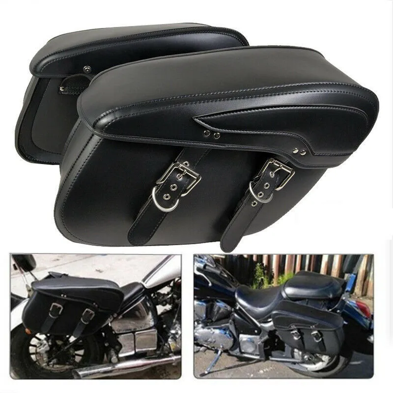 Black PU Leather Motorcycle Side Saddle Bags Large Capacity Luggage Tool Storage Motorcycle Side Bag Rider Bag Tool Bag
Black PU Leather Motorcycle Side Saddle Bags Large Capacity Luggage Tool Storage Motorcycle Side Bag Rider Bag Tool Bag