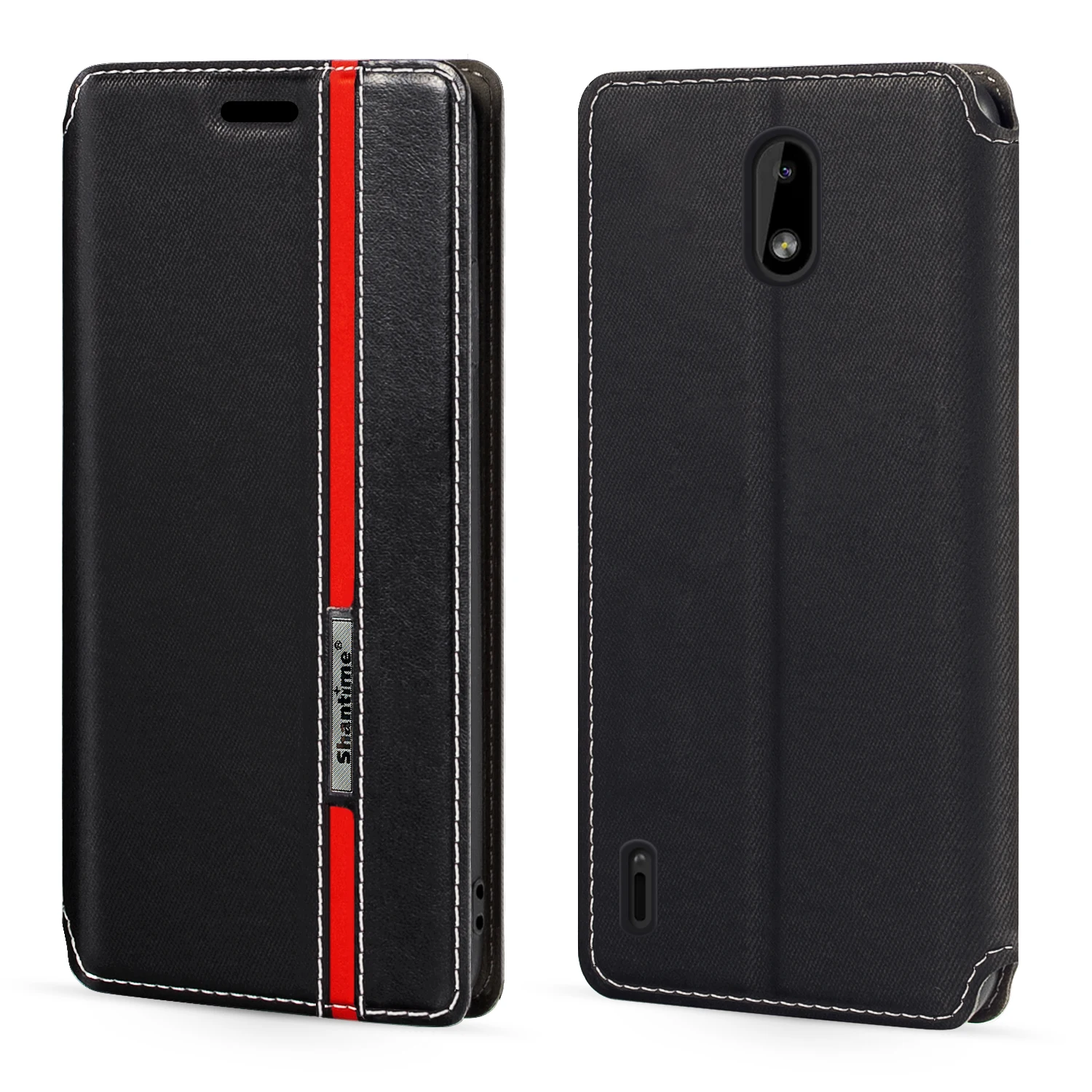 

For Nokia 1.3 Case Fashion Multicolor Magnetic Closure Leather Flip Case Cover with Card Holder 5.71 inches
